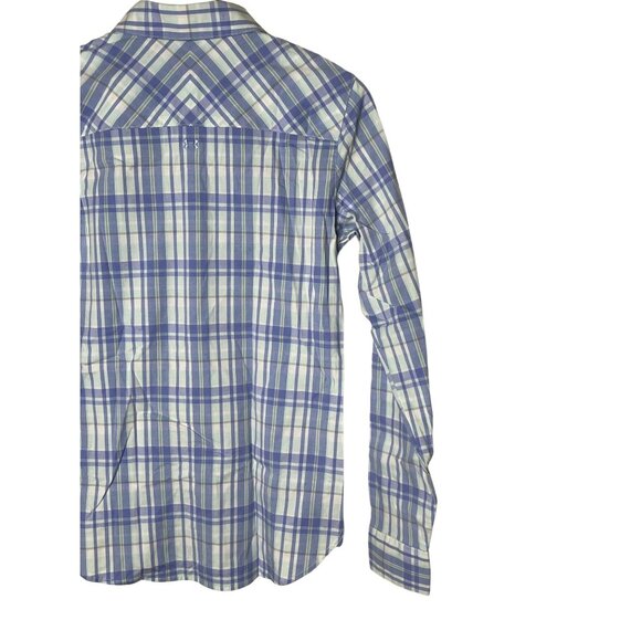 Under Armour Blue Plaid Button Down Shirt Women’s XS - Picture 11 of 12